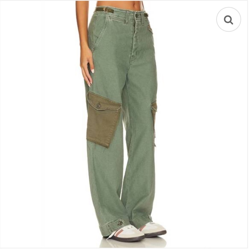 MOTHER Olive Straight-Leg Trousers GI Jane